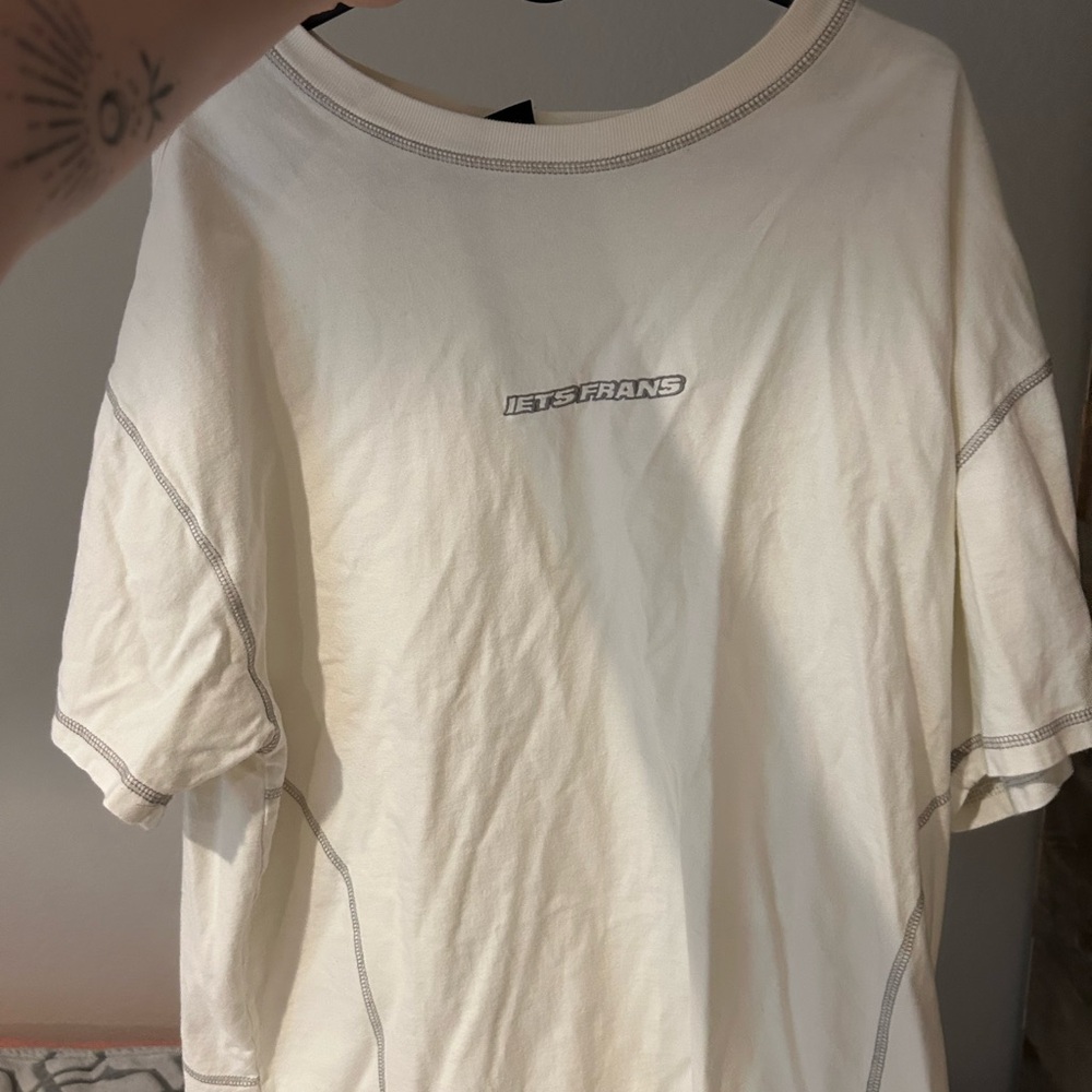 Cream Short Sleeve Men's Tee